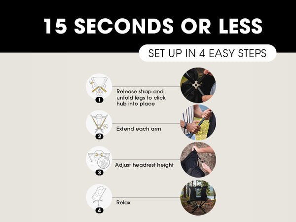 How to set up EpiQ folding Chair